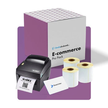 Pakiet e-commerce Pro z drukarką etykiet GoDEX DT4x