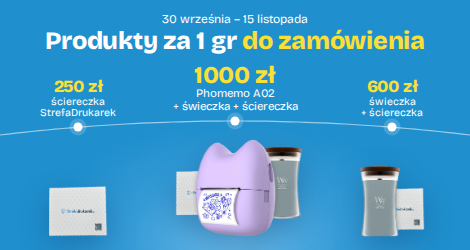 Promocja – produkt za 1 gr