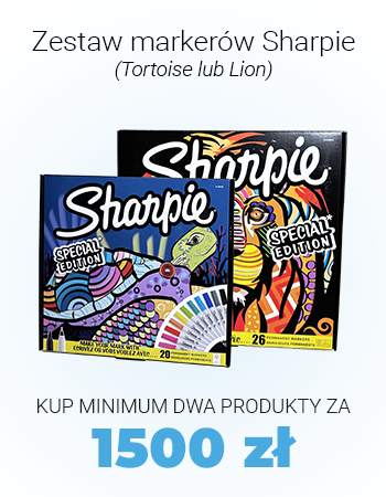 Próg 2 Zestaw markerów Sharpie - Tortoise lub Lion