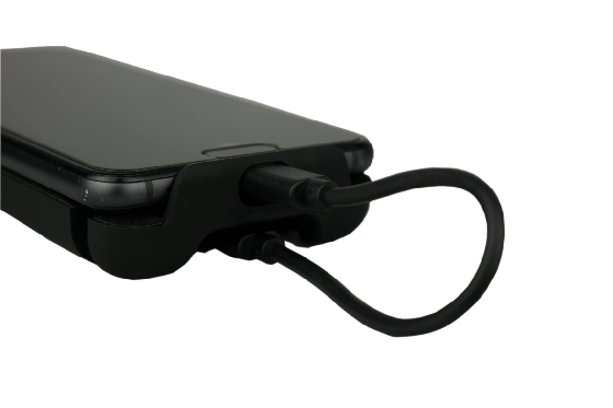 Czytnik HDWR HD770 podłączony do telefonu