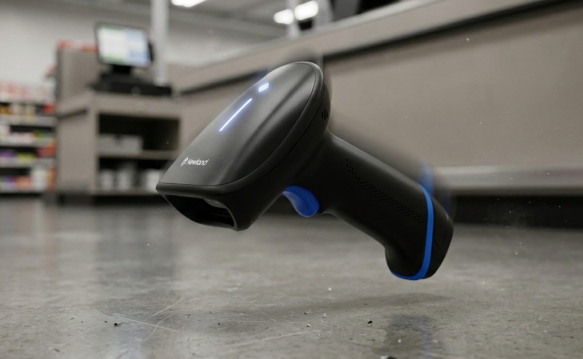 Upadający skaner Newland HR23