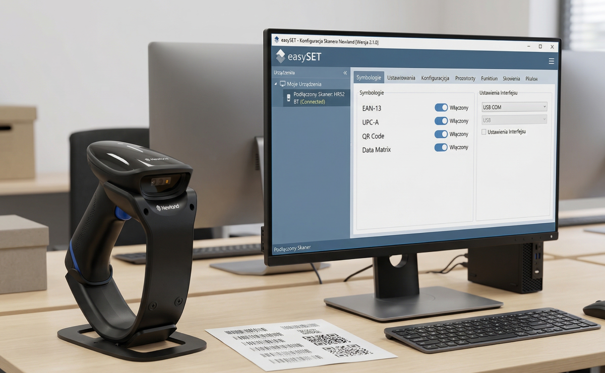 Podgląd na EasySet do skanerów Newland