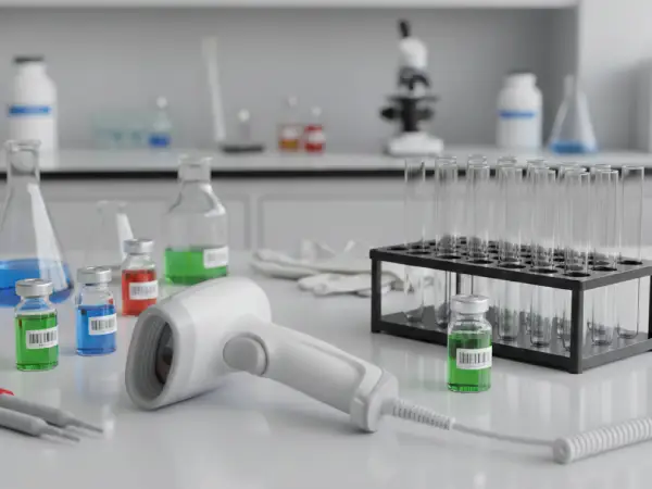 Czytnik Newland HR3280 Marlin Corded HC w labolatorium