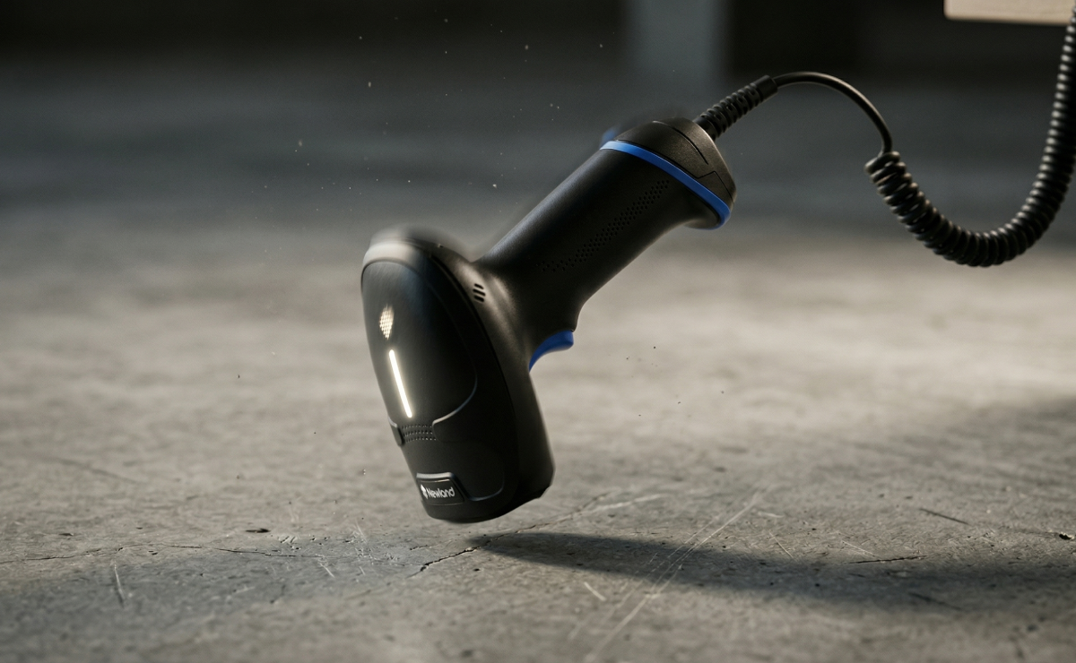 Upadający skaner Newland HR33