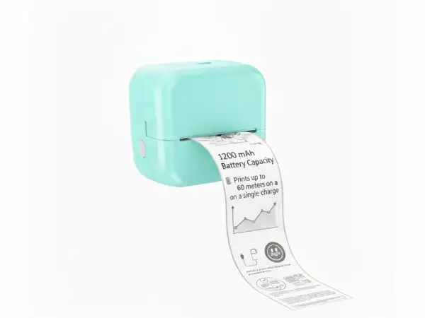 Drukarka z etykietą