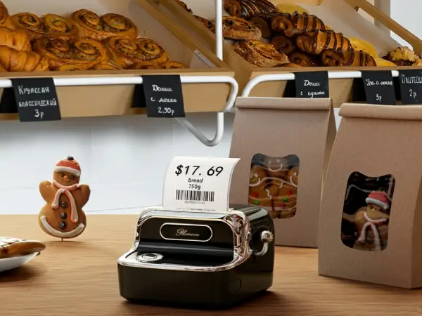 Phomemo M150 w piekarni