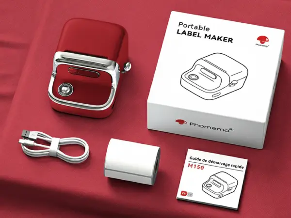 Zdjęcie zawartości zestawu Phomemo M150
