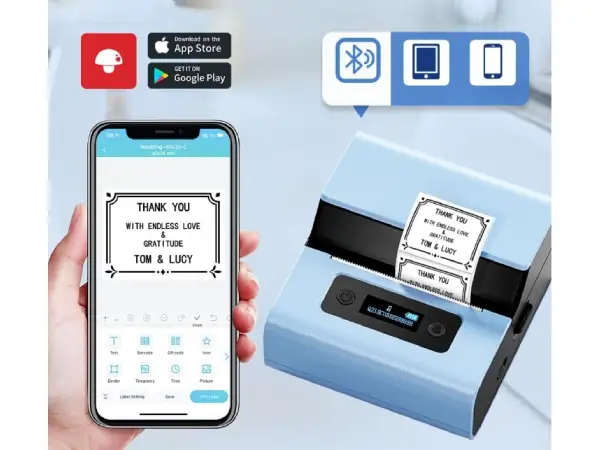 Zastosowanie etykiet Phomemo M221