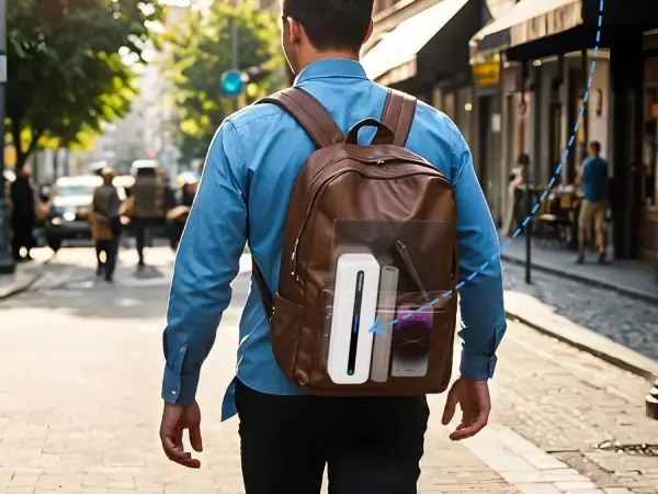 Drukarka Phomemo M832 w plecaku