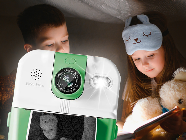 dzieci z phomemo p02 flash