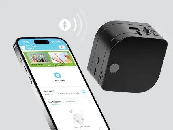 Drukarka Phomemo M150 połączona z telefonem