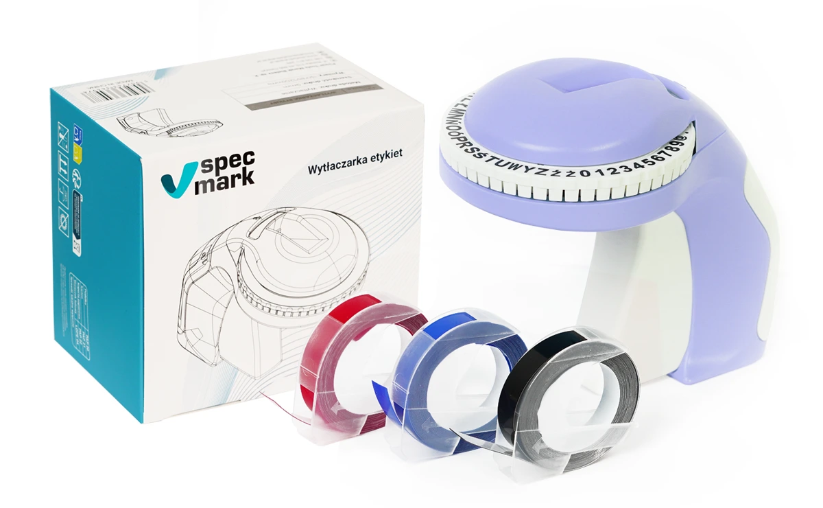 Zestaw wytłaczarki Specmark TP-B90 fioletowa
