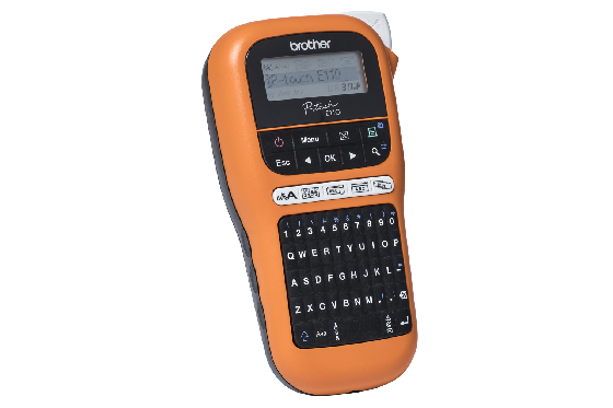 Drukarka Brother P-touch PT-E110 z lewej strony
