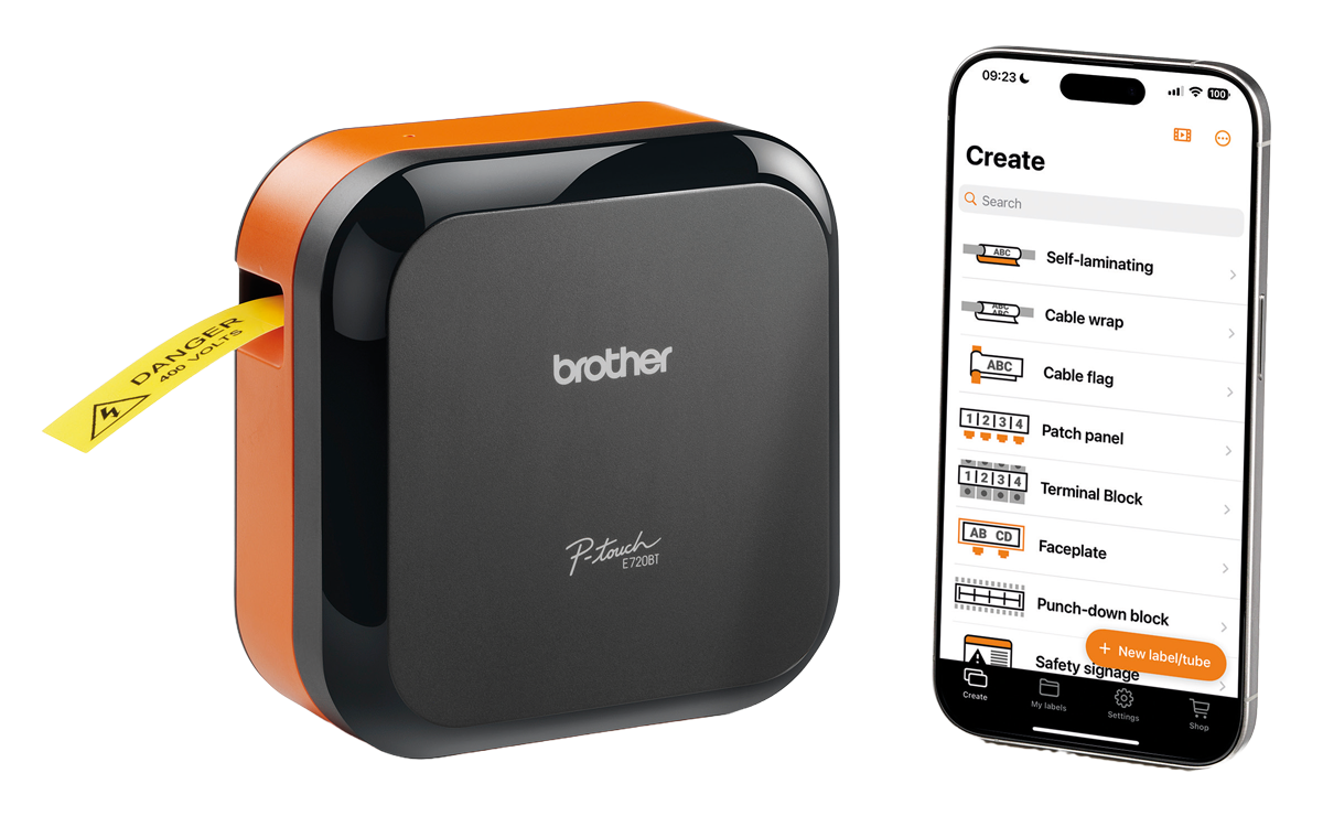 Drukarka Brother PT-E720BT z aplikacją