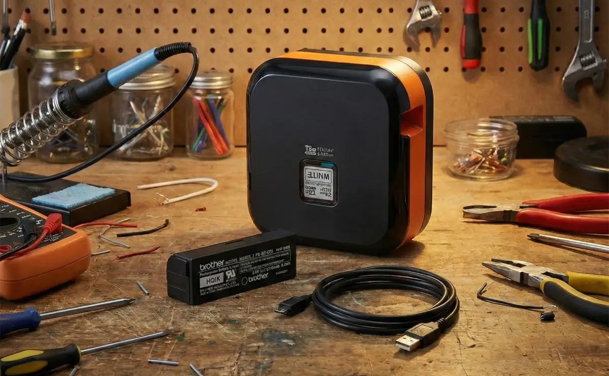 Zasilanie drukarki Brother PT-E720BT