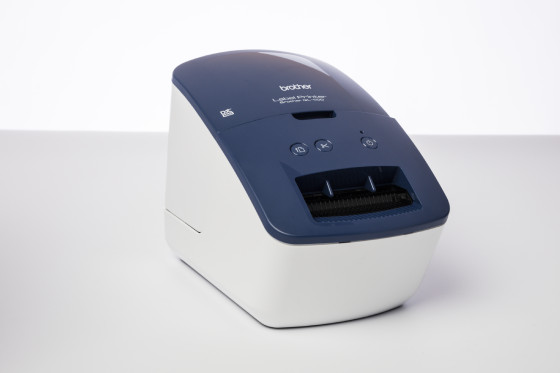 Drukarka Brother QL-600B z prawej strony