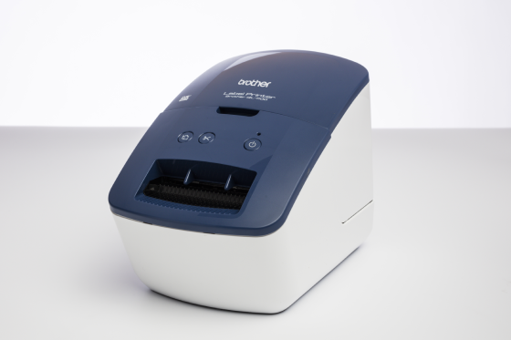 Drukarka Brother QL-600B z lewej strony