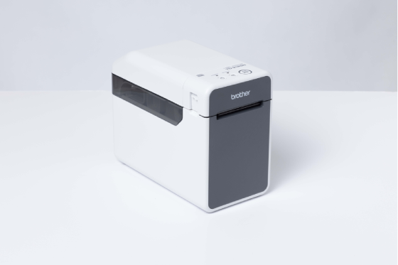 Drukarka Brother TD-2125N z lewej strony