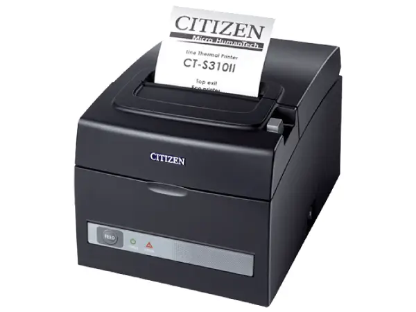 Wydruk paragonu z drukarki Citizen