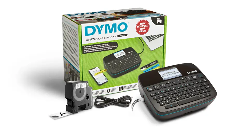 Drukarka DYMO LM 640CB w zestawie