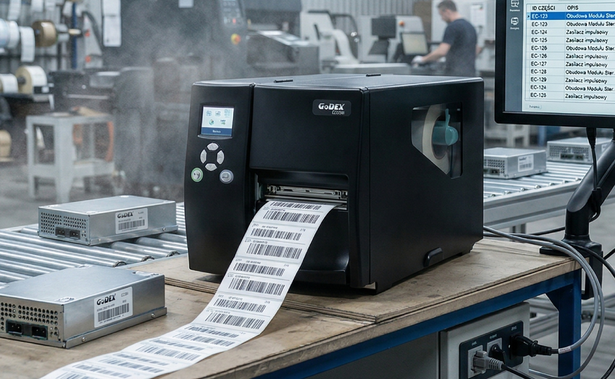 Ukurzona drukarka GoDEX EZ2250i