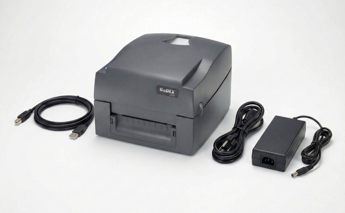 Drukarka GoDEX G530+ w zestawie