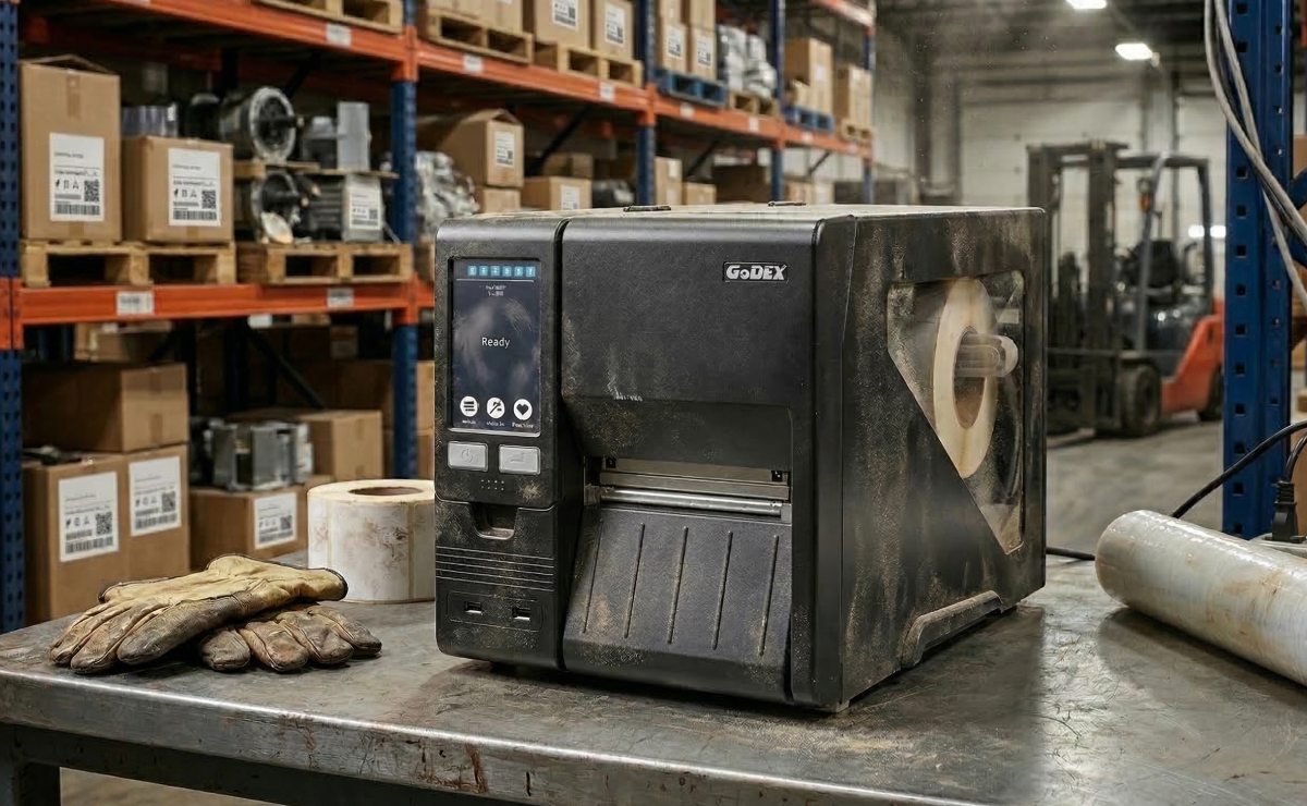 Ukurzona drukarka GoDEX GX4300i