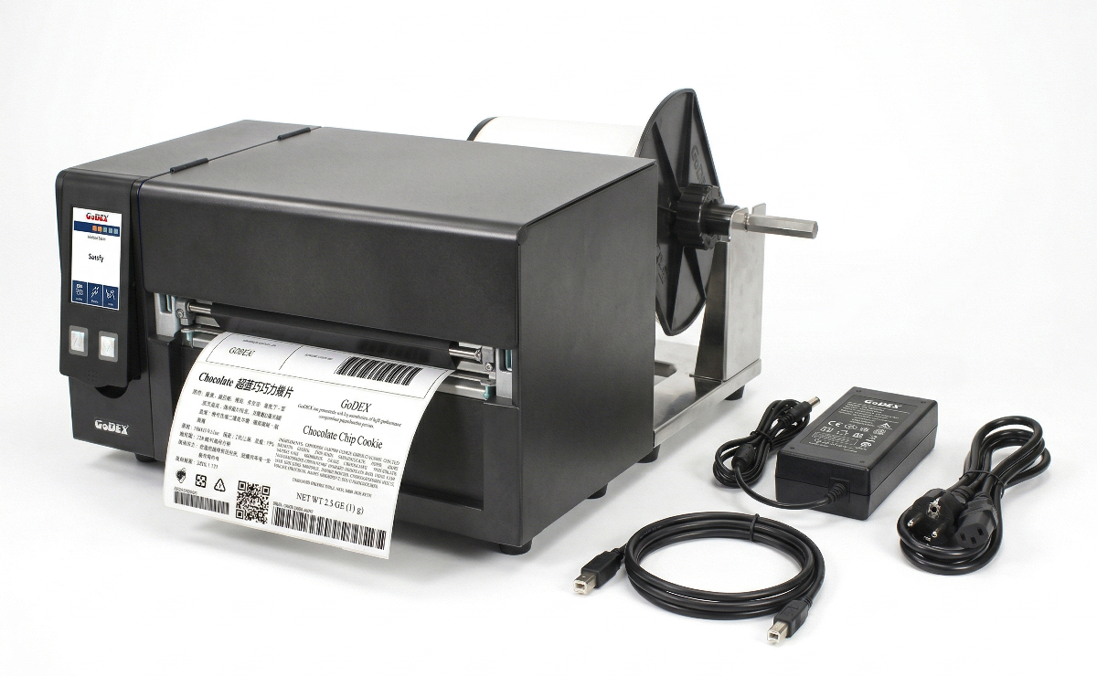 Drukarka GoDEX HD830i+ w zestawie