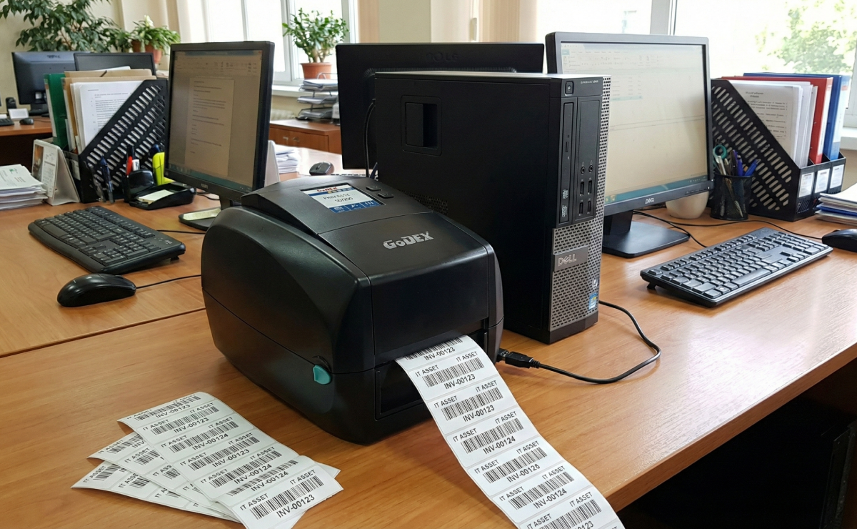 Wydruk etykiet do inwentaryzacji