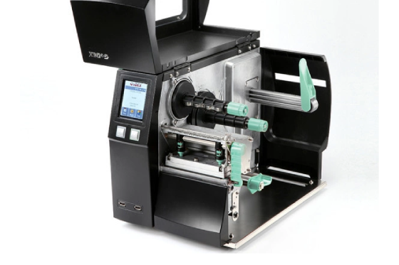 Drukarka etykiet GoDEX ZX1600i od środka