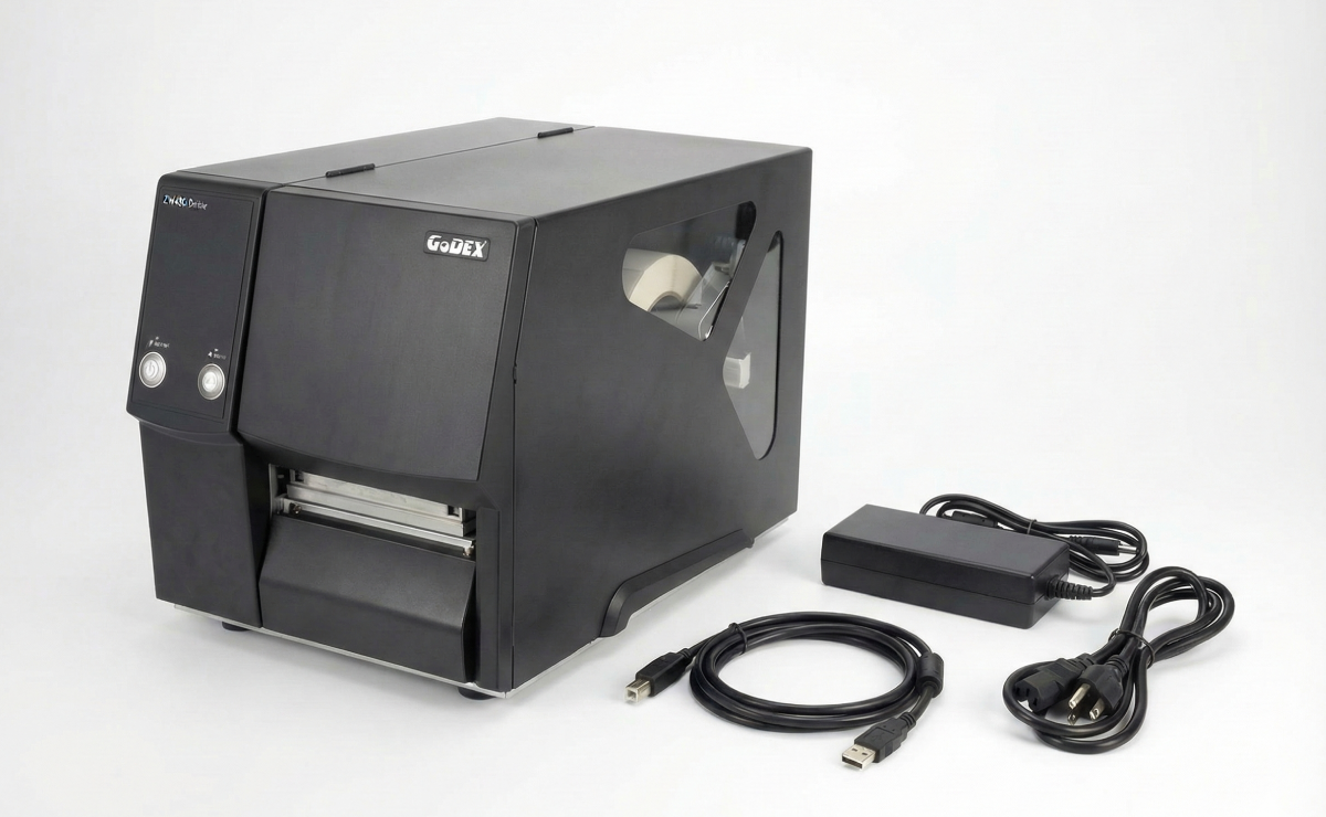 Drukarka GoDEX ZX420 w zestawie