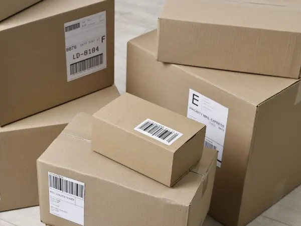 Rózne rodzaje etykiet i wydruki