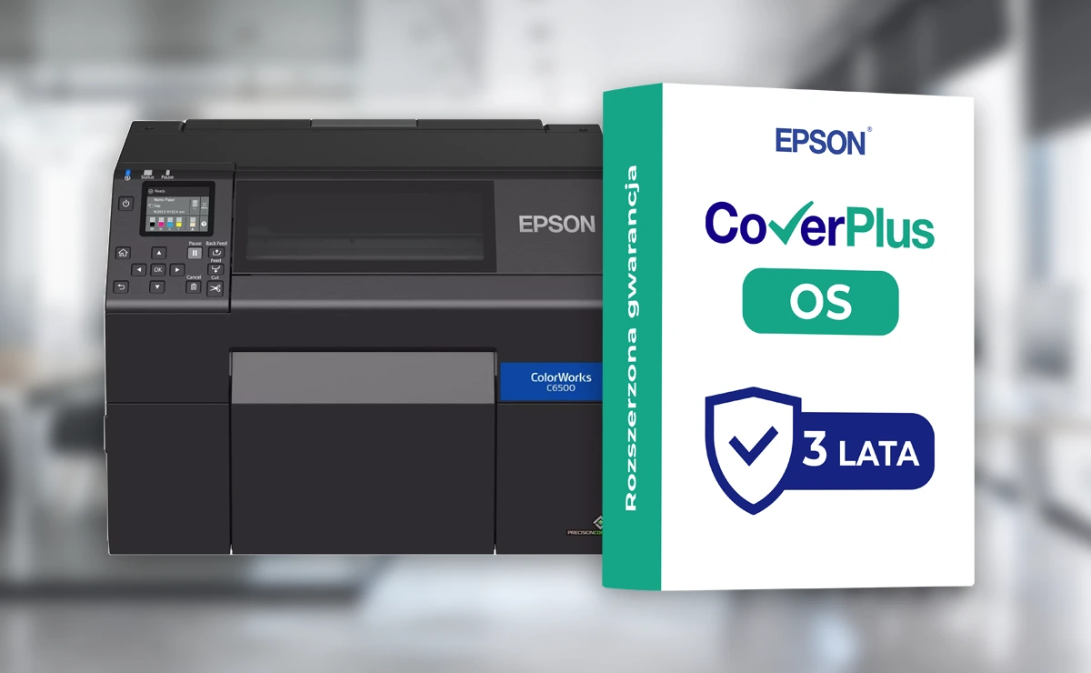 Pakiet gwarancji CoverPlus OS 3 lata dla Epson ColorWorks C6500