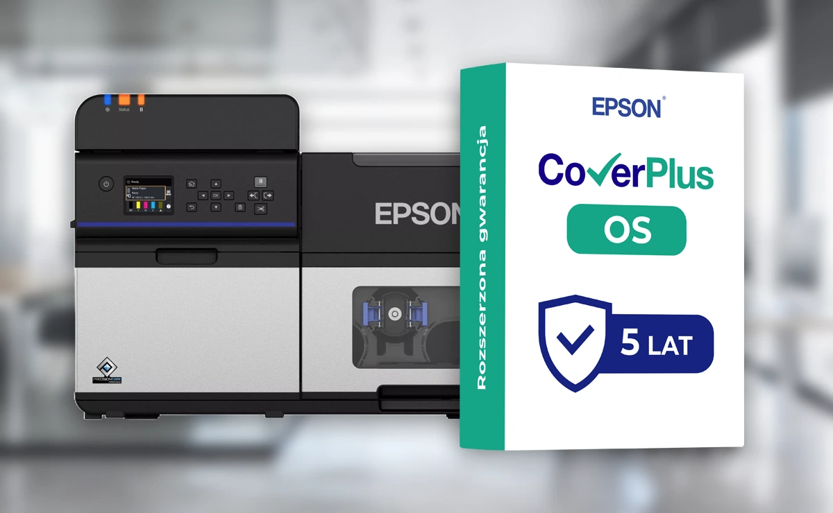 Pakiet gwarancji CoverPlus OS 5 lat dla Epson ColorWorks C8000e