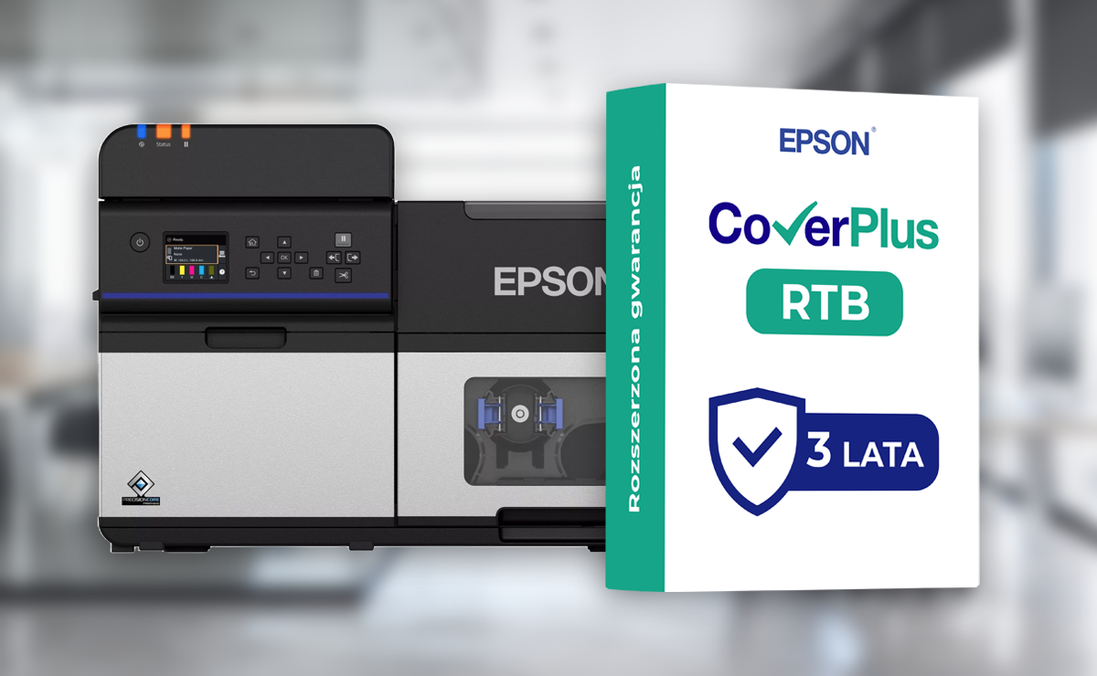 Pakiet gwarancji CoverPlus RTB 3 lata dla Epson ColorWorks C8000e