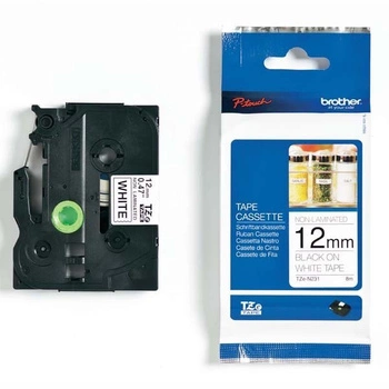 Taśma Brother TZe-N231 12 mm x 8 m / nielaminowana / do drukarek Brother P-touch