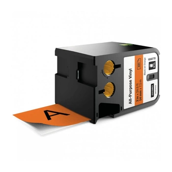 Taśma winylowa DYMO XTL 1868770 54 mm x 7 m / pomarańczowa / czarny nadruk / do drukarki DYMO XTL