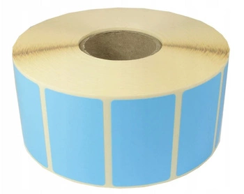 Etykiety termiczne Specmark 40 x 15 mm 4000 szt. / papierowe / niebieskie / gilza fi40