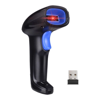 Czytnik kodów HDWR HD1100 / bezprzewodowy / kody 1D 2D Aztec / Virtual COM - USB / skan automatyczny / odbiornik USB / USB