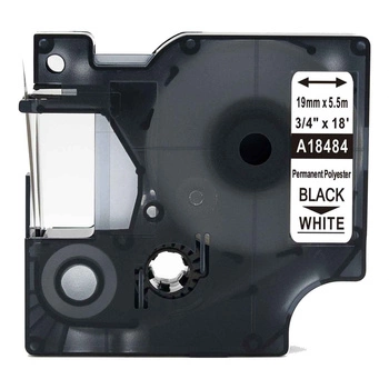 Taśma poliestrowa Specmark Rhino 18484 19 mm x 5,5 m / do drukarek DYMO D1