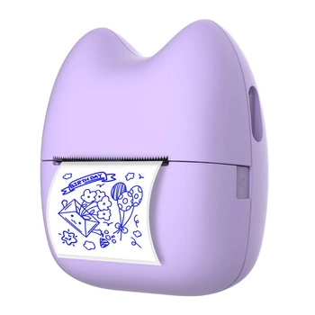 Mini drukarka Phomemo A02 Fotuś Kotuś 203dpi / do 53 mm / Smartfon / BT
