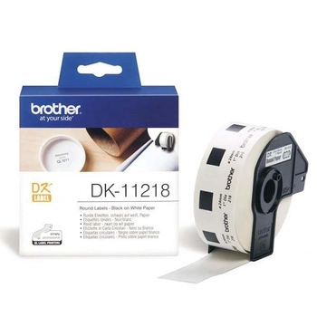 Etykiety Brother DK-11218 fi 24 mm 1000 szt. / do drukarki etykiet Brother QL