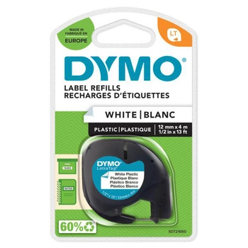 Taśma DYMO LetraTag 59422 12 mm x 4 m / do drukarek DYMO LT