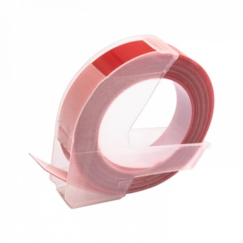 Taśma Specmark S0898150 9 mm x 3 m / czerwona / do wytłaczarki DYMO Omega