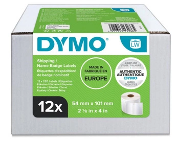 Etykiety DYMO LW S0722420 54mm x 101mm 260 szt. / do drukarki etykiet DYMO LabelWriter / opakowanie 12 szt.