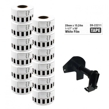 Taśma Specmark DK-22211 29 mm x 15,24 m / bez uchwytu / do drukarek Brother QL / zestaw 12 szt.