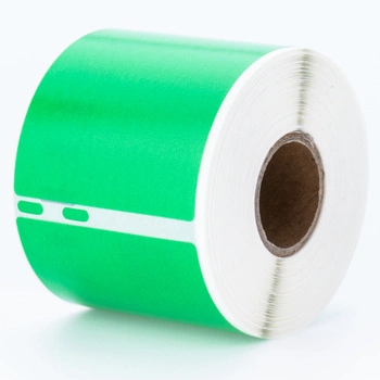 Etykiety Specmark LW-99014 54 x 101 mm 220 szt. / zielone / czarny nadruk / do drukarek etykiet DYMO LabelWriter