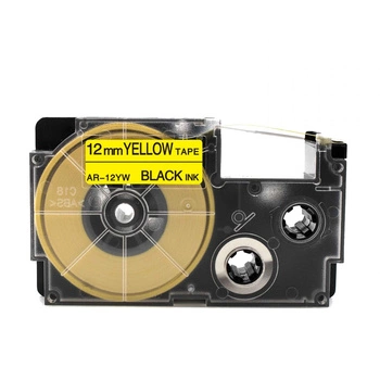 Taśma Specmark PT-12YW/XR-12YW 12 mm x 8 m / żółta / czarny nadruk / do drukarek Casio