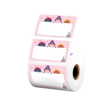 Etykiety Phomemo WP5030-230A 50 x 30 mm 230 szt. / wzór z ludzikiem / czarny nadruk / do drukarek serii M