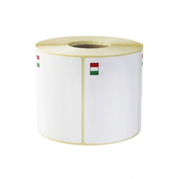 Etykiety termotransferowe 1000 szt. z flagą Włochy 90 mm x 70 mm Specmark / gilza fi 40 mm